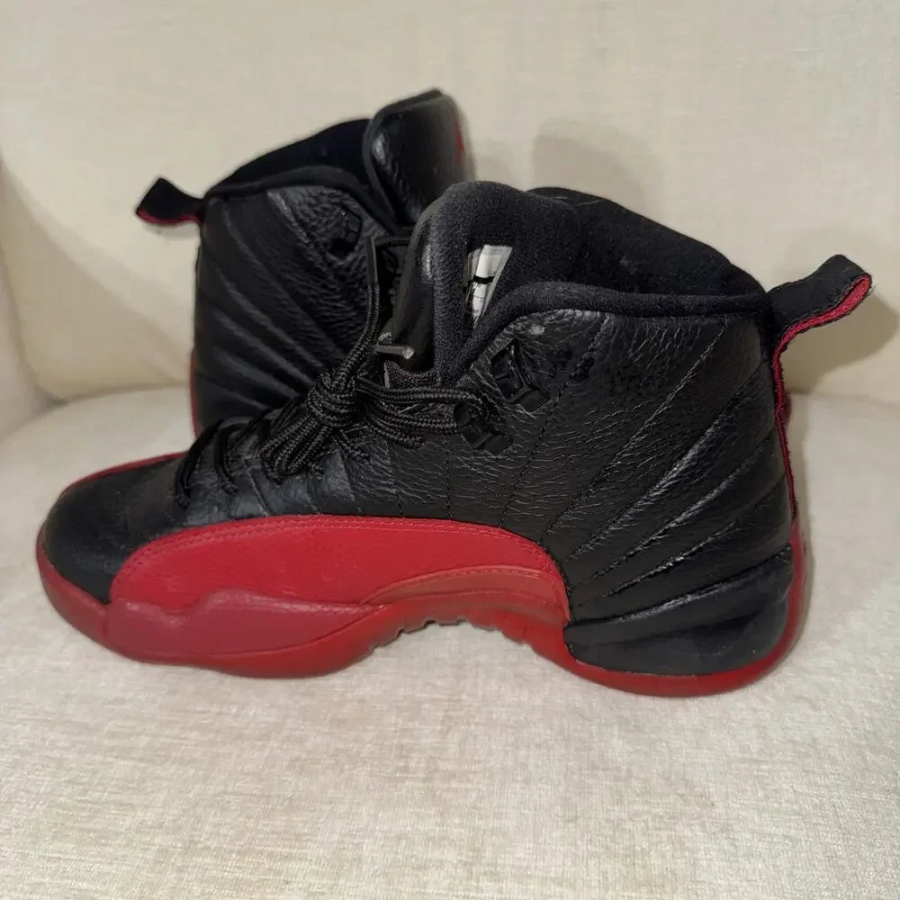[130690-002] Mens Air Jordan 12 Retro 'Flu Game' 2016 - SIZE 8 (damage)